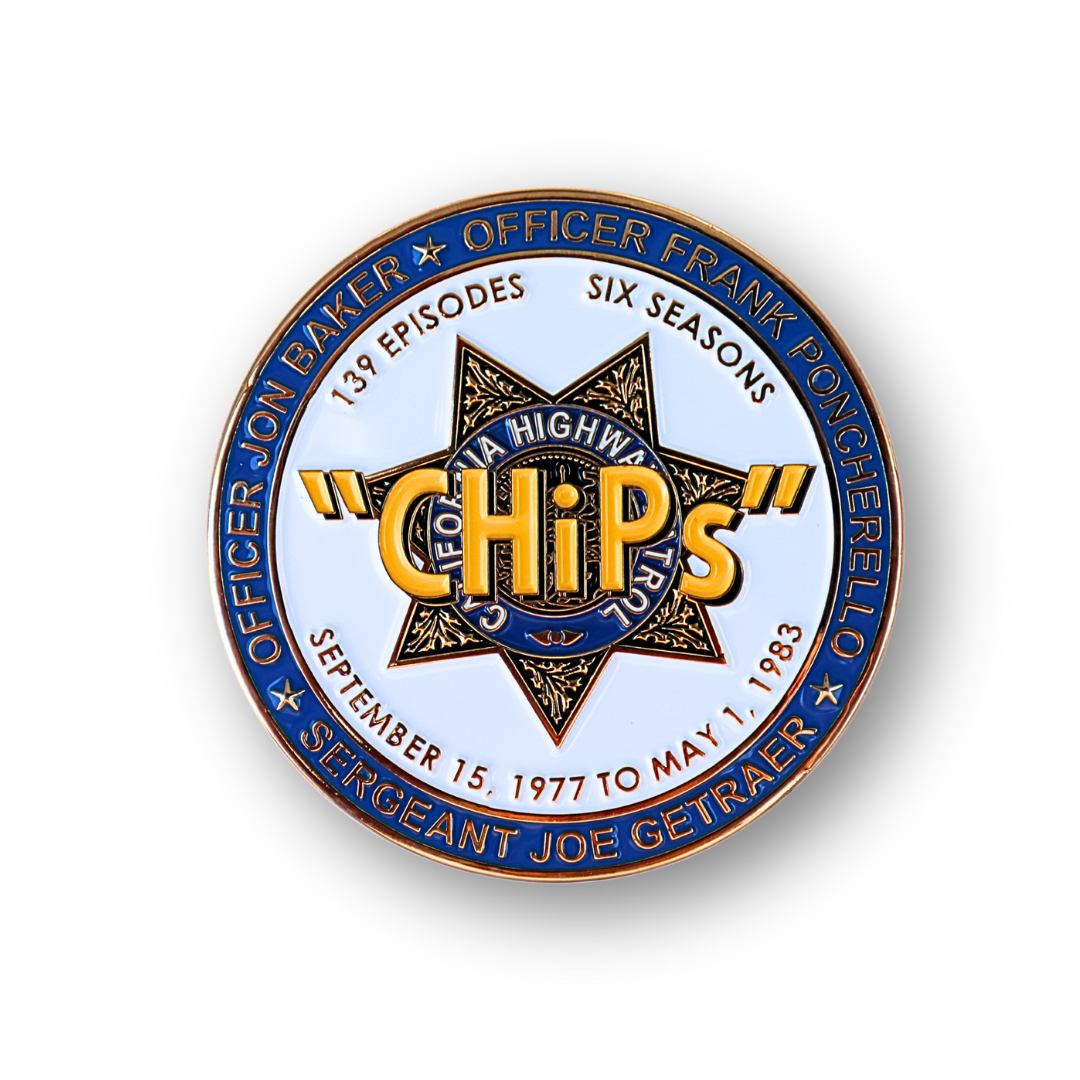 CHiPs Commemorative Coin – Honoring 6 Seasons – Erik Estrada CHiPs Commemorative Coin – Honoring 6 Seasons – Erik Estrada